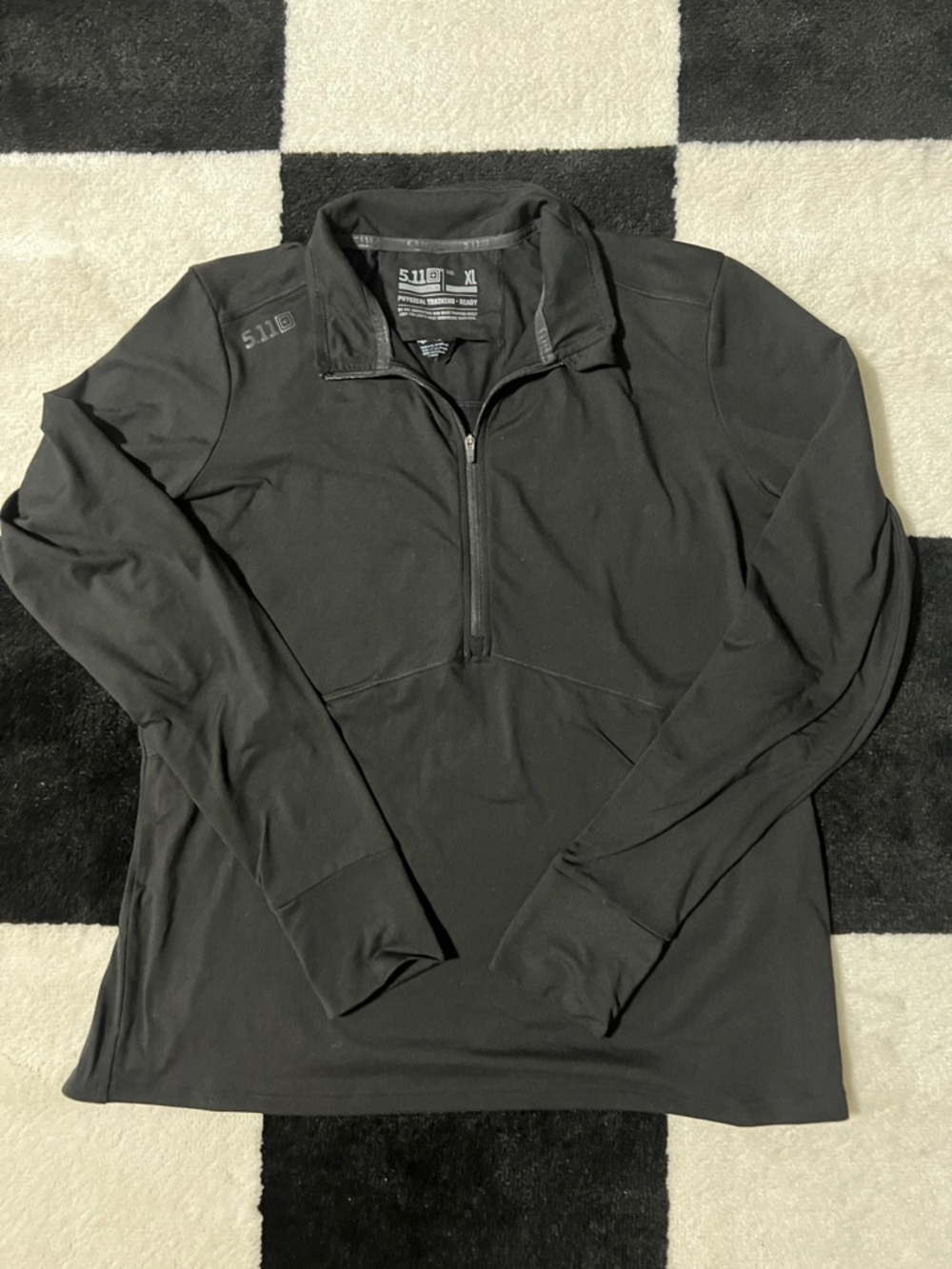 5.11 Tactical women’s  Black Half-Zip Performance Shirt Jacket